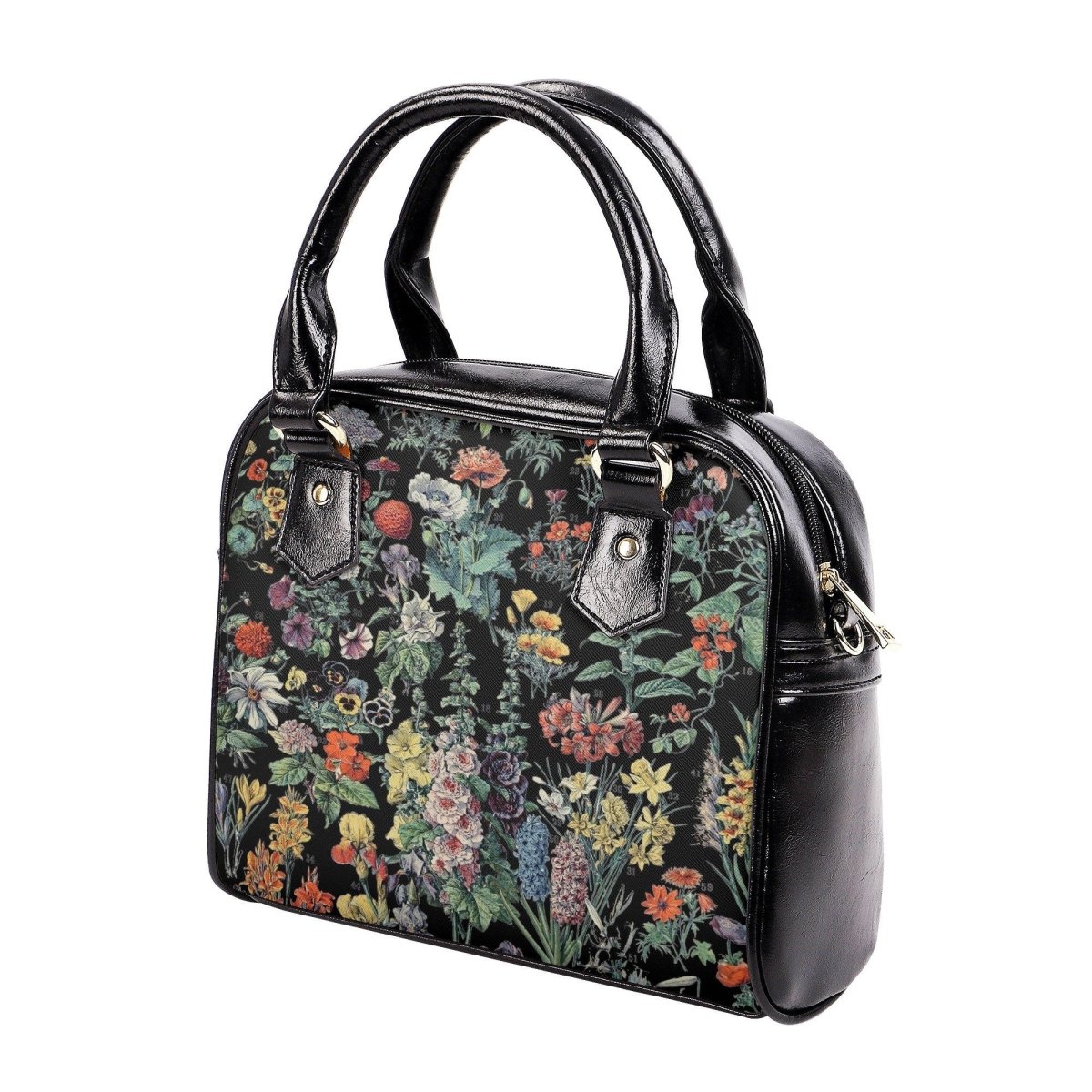 Vintage Handbag - Floral Vintage Bag - Millot Floral Shoulder Handbag