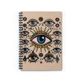 All Seeing Eye Spiral Notebook - Ruled Line - Diary - Evil Eye Journal