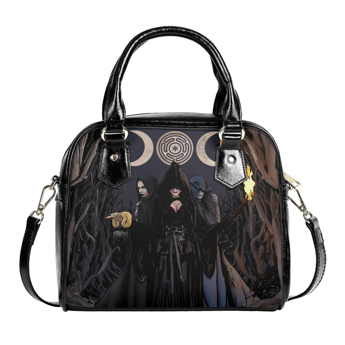 Hecate Bag - Halloween Handbag - Triple Goddess Purse - Shoulder Handbag