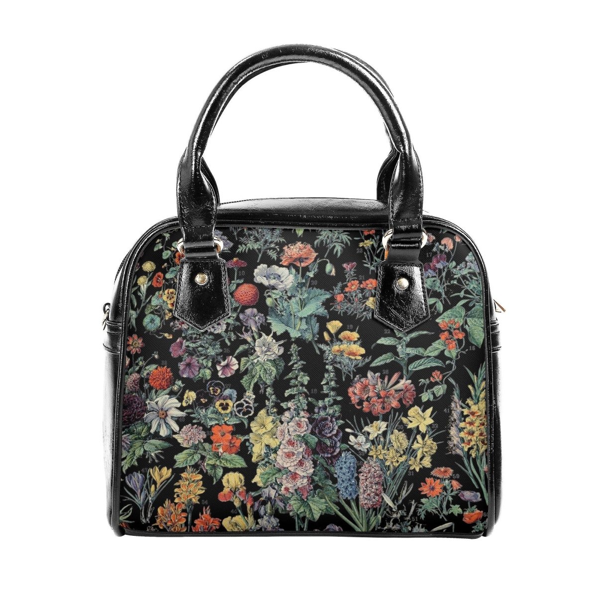 Vintage Handbag - Floral Vintage Bag - Millot Floral Shoulder Handbag