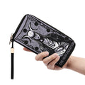 Purple Tarot Wallet - The High Priestess - Purple Casual Clutch Wallet - Pastel Goth