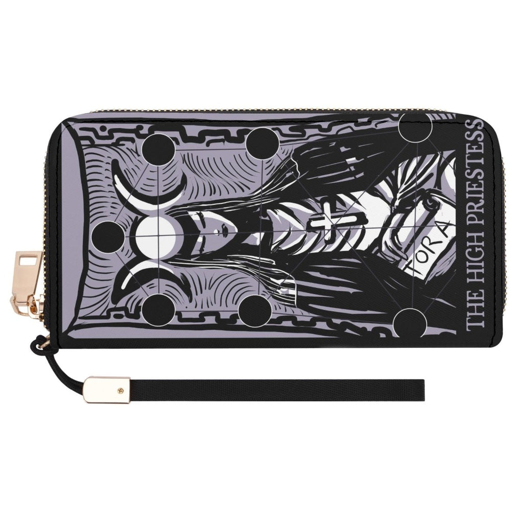 Purple Tarot Wallet - The High Priestess - Purple Casual Clutch Wallet - Pastel Goth
