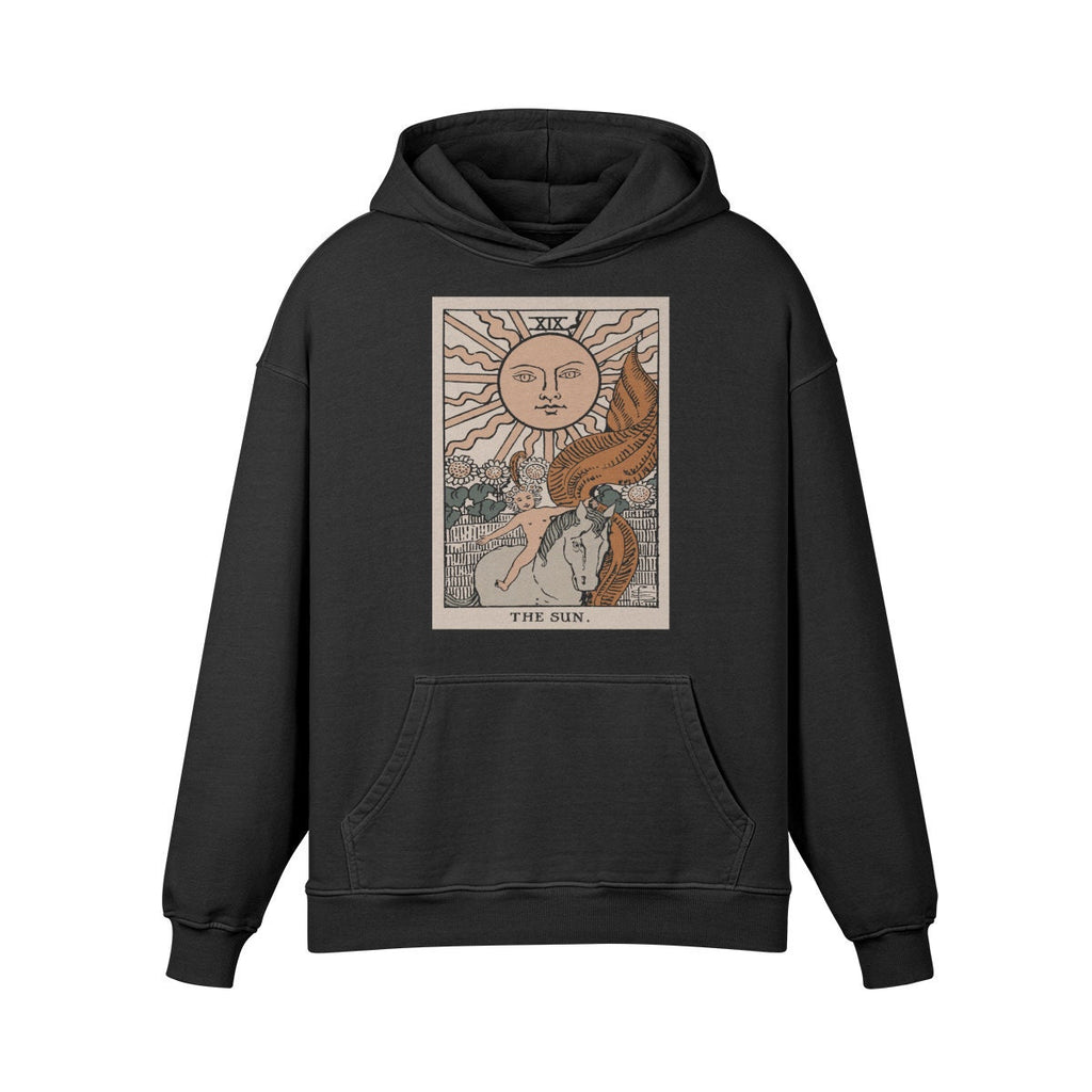 Vintage Tarot Hoodie - Tarot Sweatshirt - The Sun Tarot Card Sweater