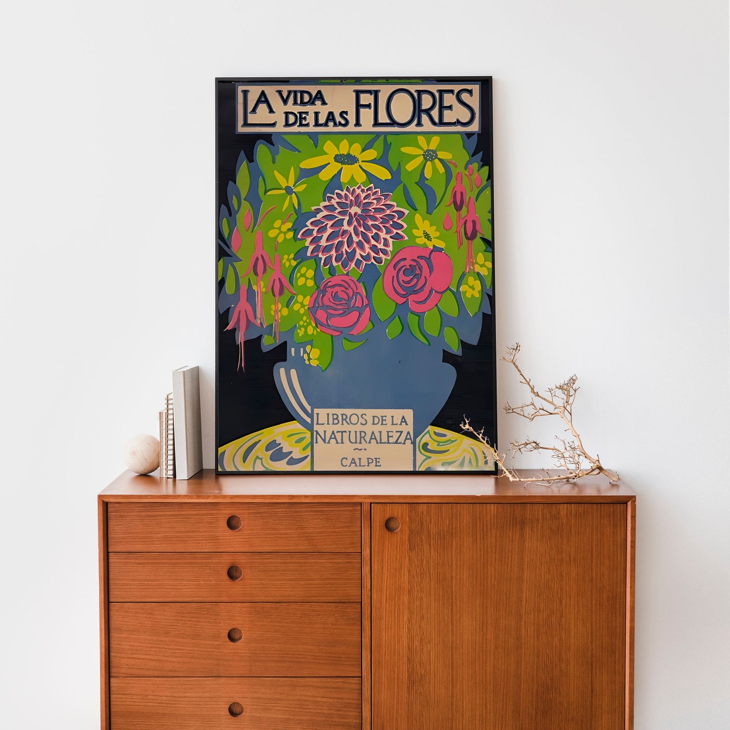 Floral Art Nouveau Cover - Vintage Book Cover Print - Art Nouveau Poster - Flores - Floral Print Bohemian Print by DesignBohemian