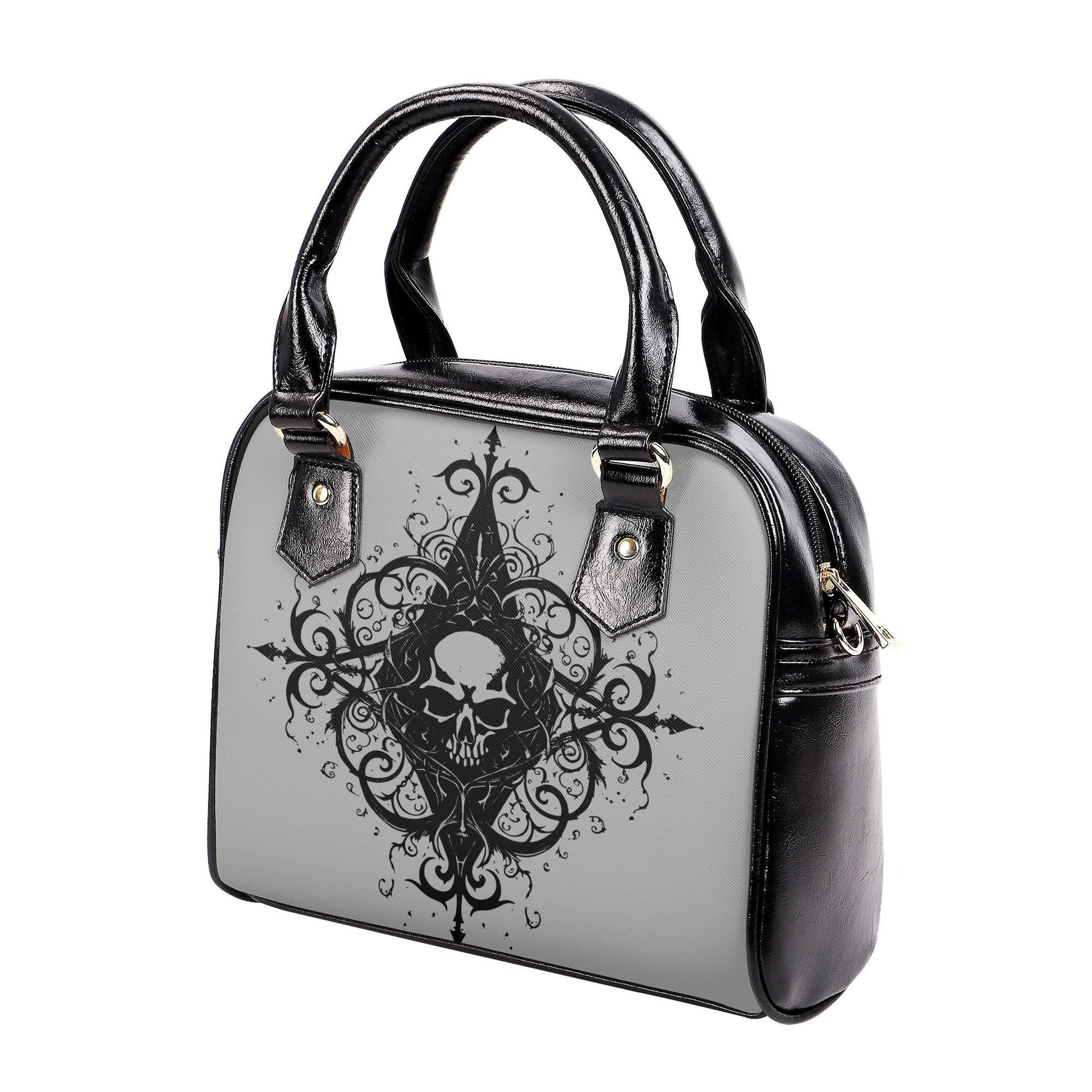 Skull Purse - Gothic Handbag - Dark CottageCore - Witchy Purse - Small Occult Handbag