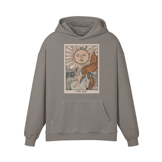 Vintage Tarot Hoodie - Tarot Sweatshirt - The Sun Tarot Card Sweater