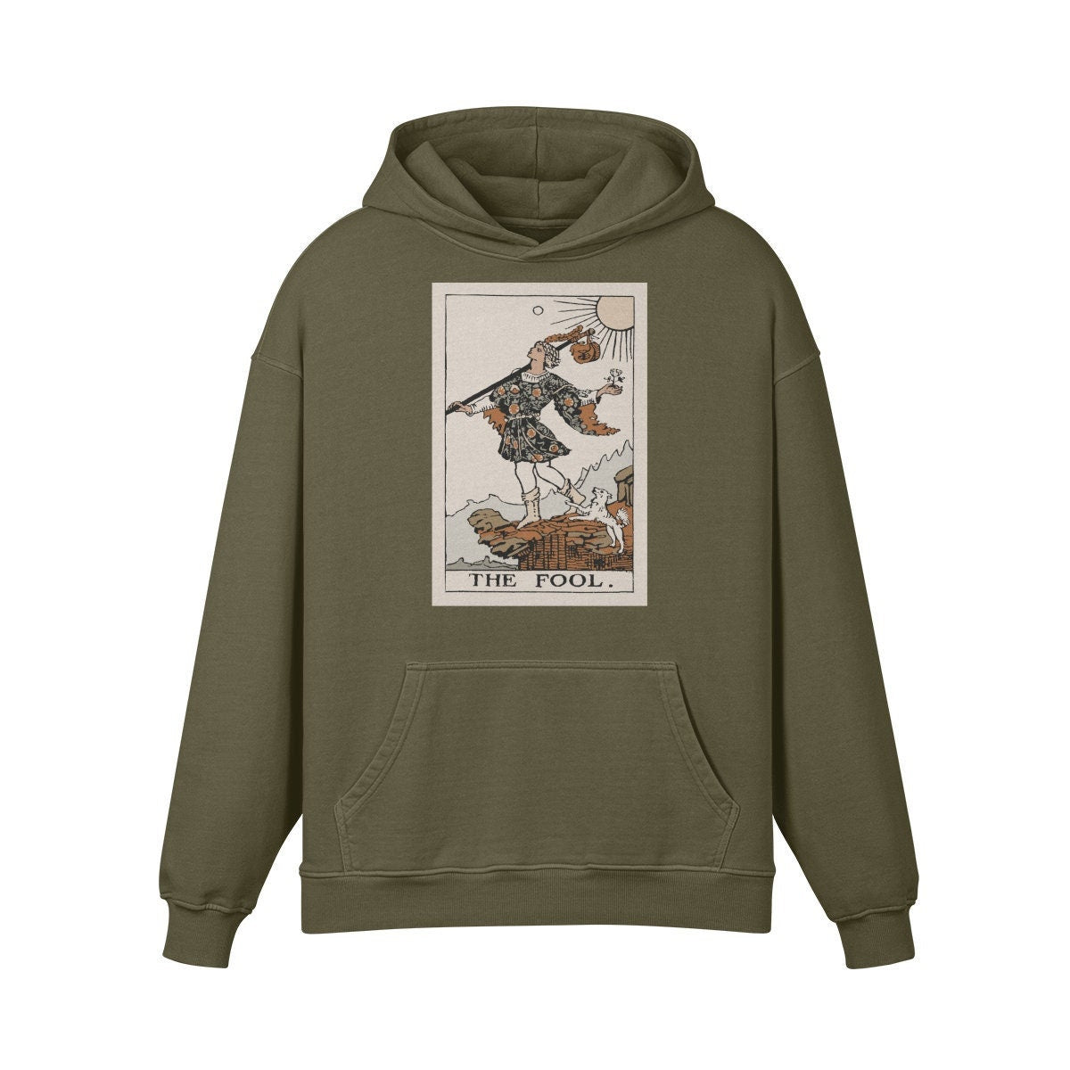 Vintage Tarot Hoodie - The Fool Sweatshirt - The Fool Tarot Shirt