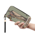 The Hermit Wallet - Hermit Card Clutch - Vegan Leather Wallet - Vintage Tarot Card