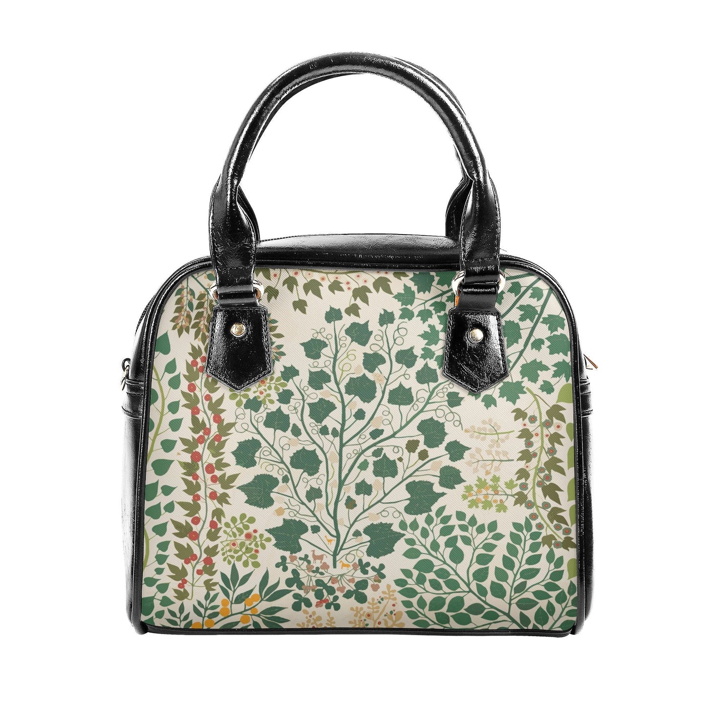 Alternative Purse - Witchy Purse - Tree of Life - Green Handbag - Vegan Leather Shoulder Handbag