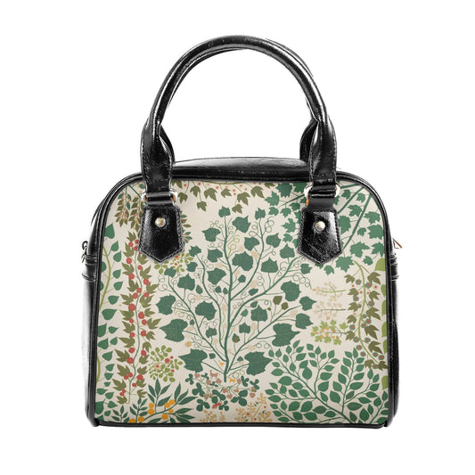 Alternative Purse - Witchy Purse - Tree of Life - Green Handbag - Vegan Leather Shoulder Handbag