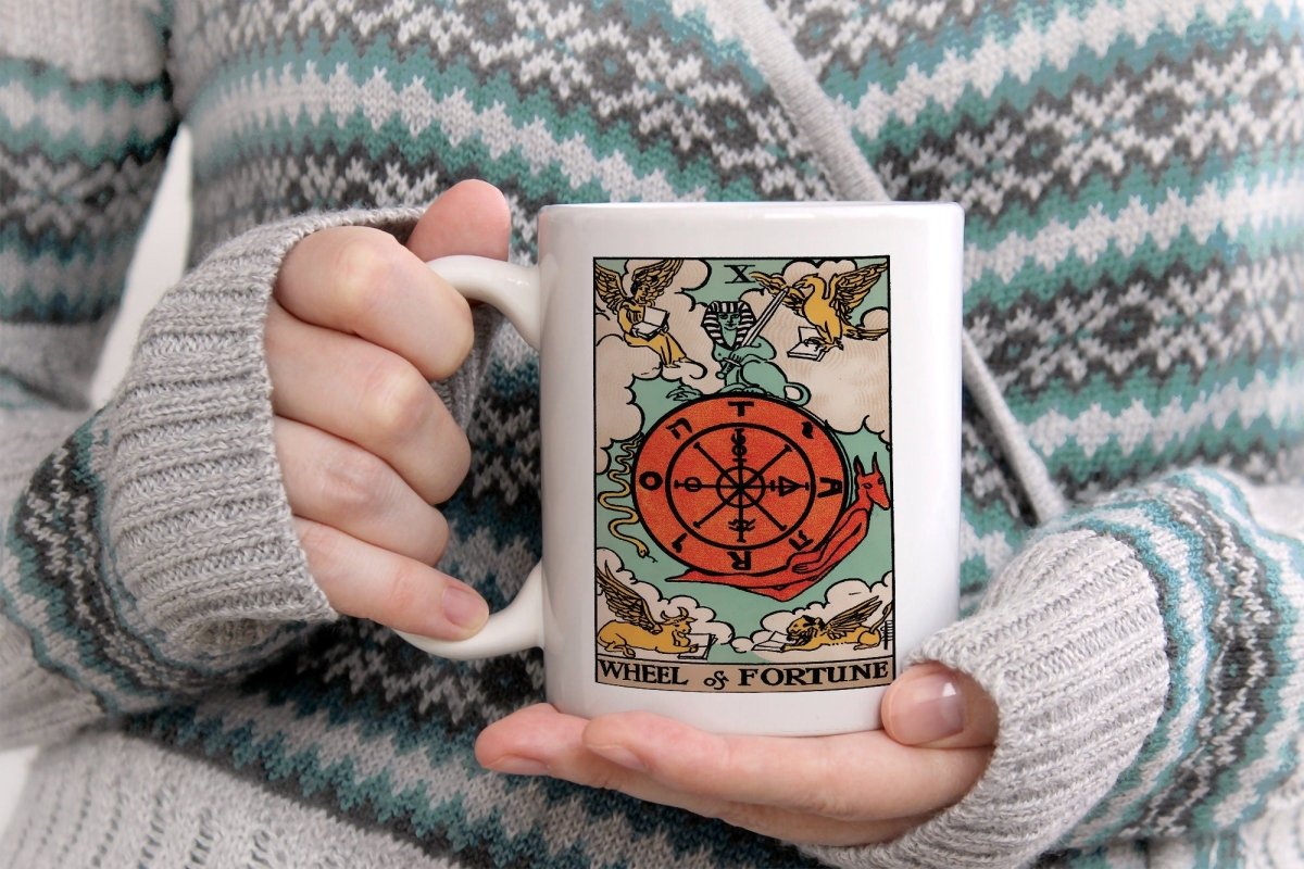 Wheel of Fortune Tarot Card Coffee Mug