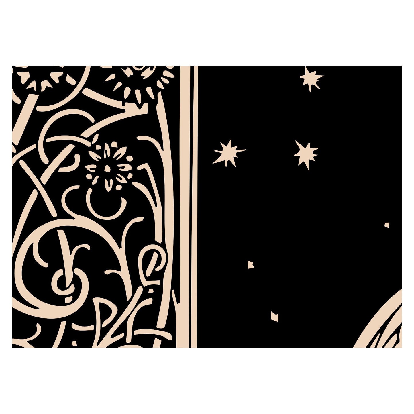 Vintage Angel Print: Bohemian God Artwork - Male Angel Nouveau