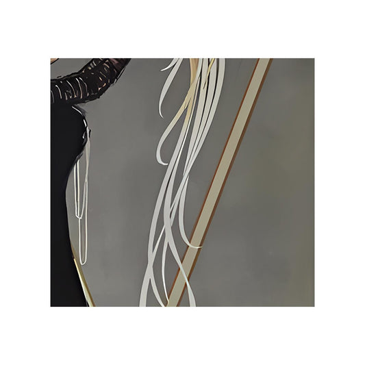 Vintage Magazine Art Print: Bohemian Goddess Artwork