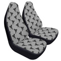 Black Crows Car Seat Covers – Gothic Moody Floral Print (Set of 2)