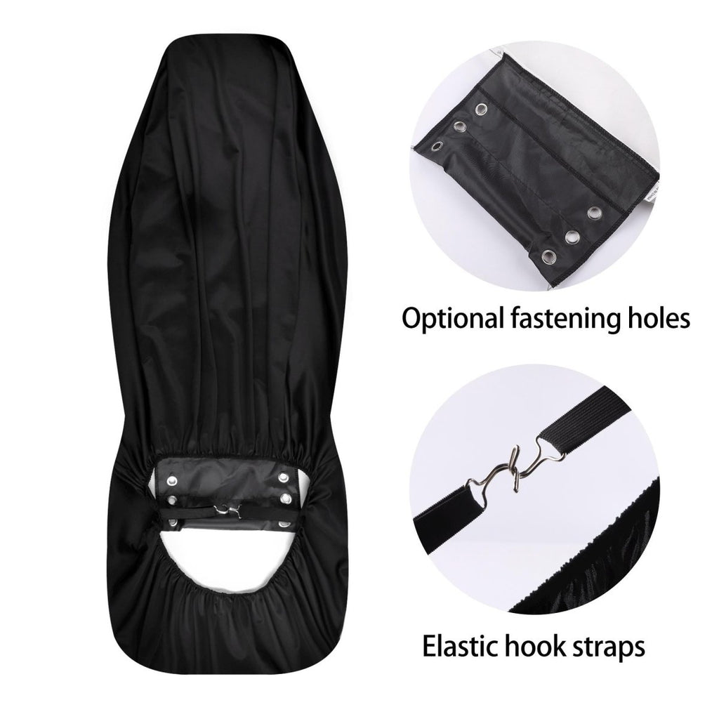 Black Crows Car Seat Covers – Gothic Moody Floral Print (Set of 2)