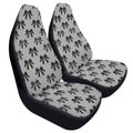 Black Bow Car Seat Covers – Coquette Gothic Satin Bows (Set of 2)