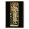 Vintage Advertising Art Print - Beige and Black Wall Decor - The Star Tarot