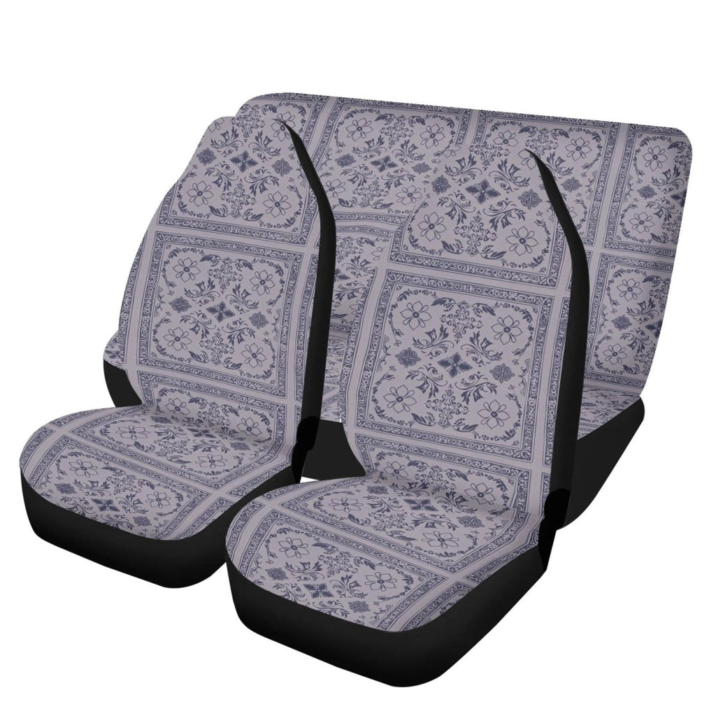 Purple Bandana Car Seat Cover Set (set of 4)