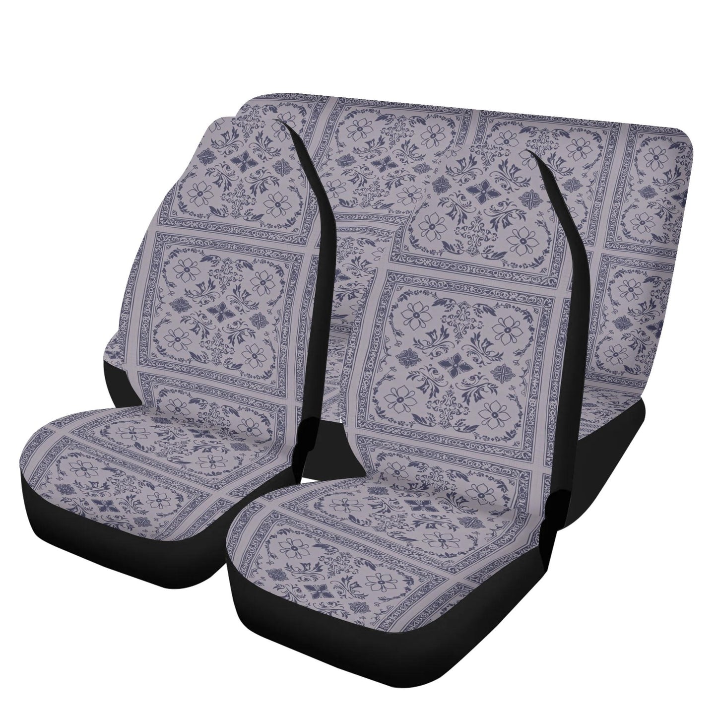 Purple Bandana Car Seat Cover Set (set of 4)