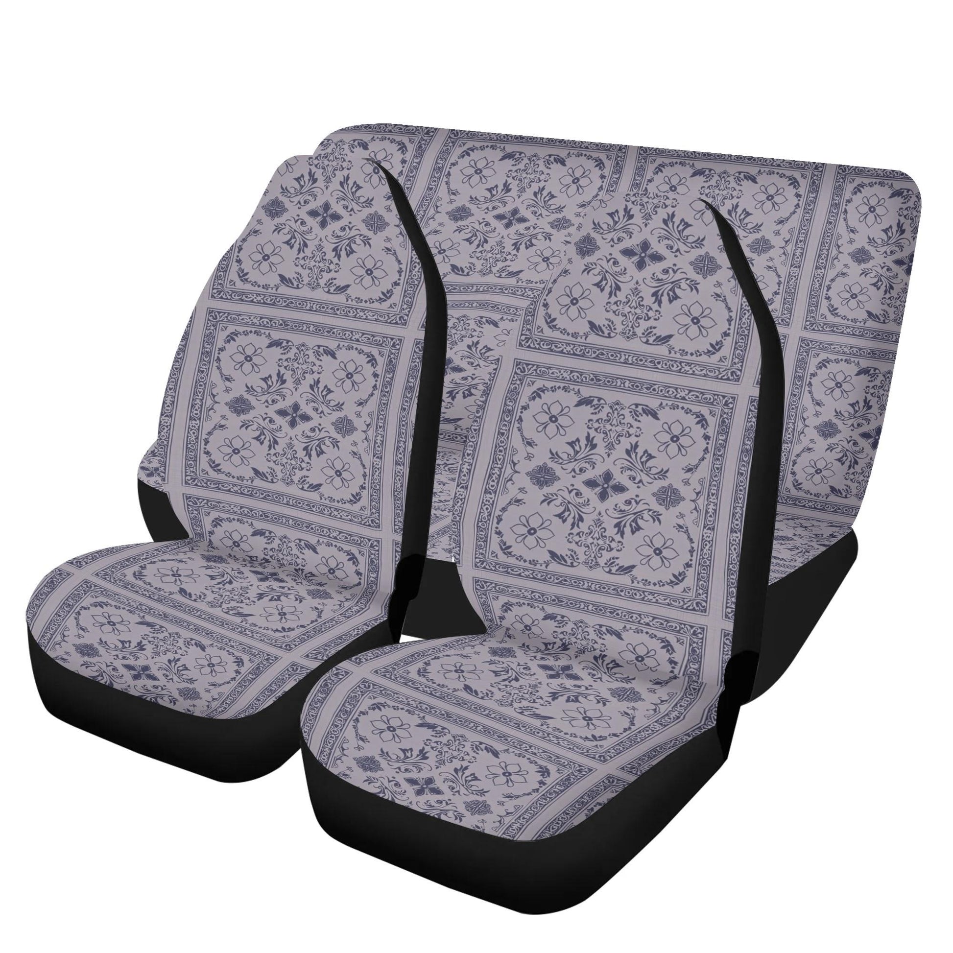 Purple Bandana Car Seat Cover Set (set of 4)