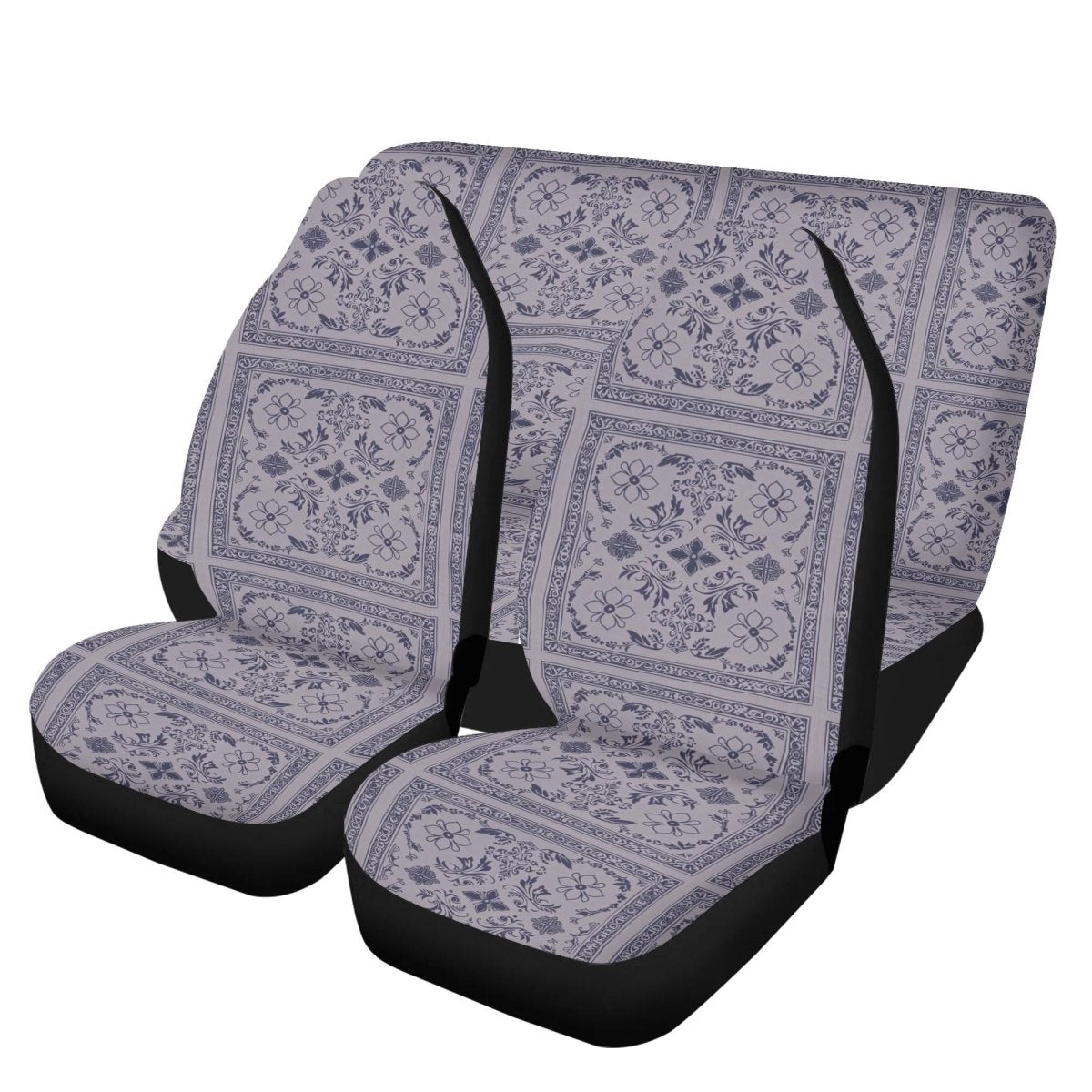 Purple Bandana Car Seat Cover Set (set of 4)