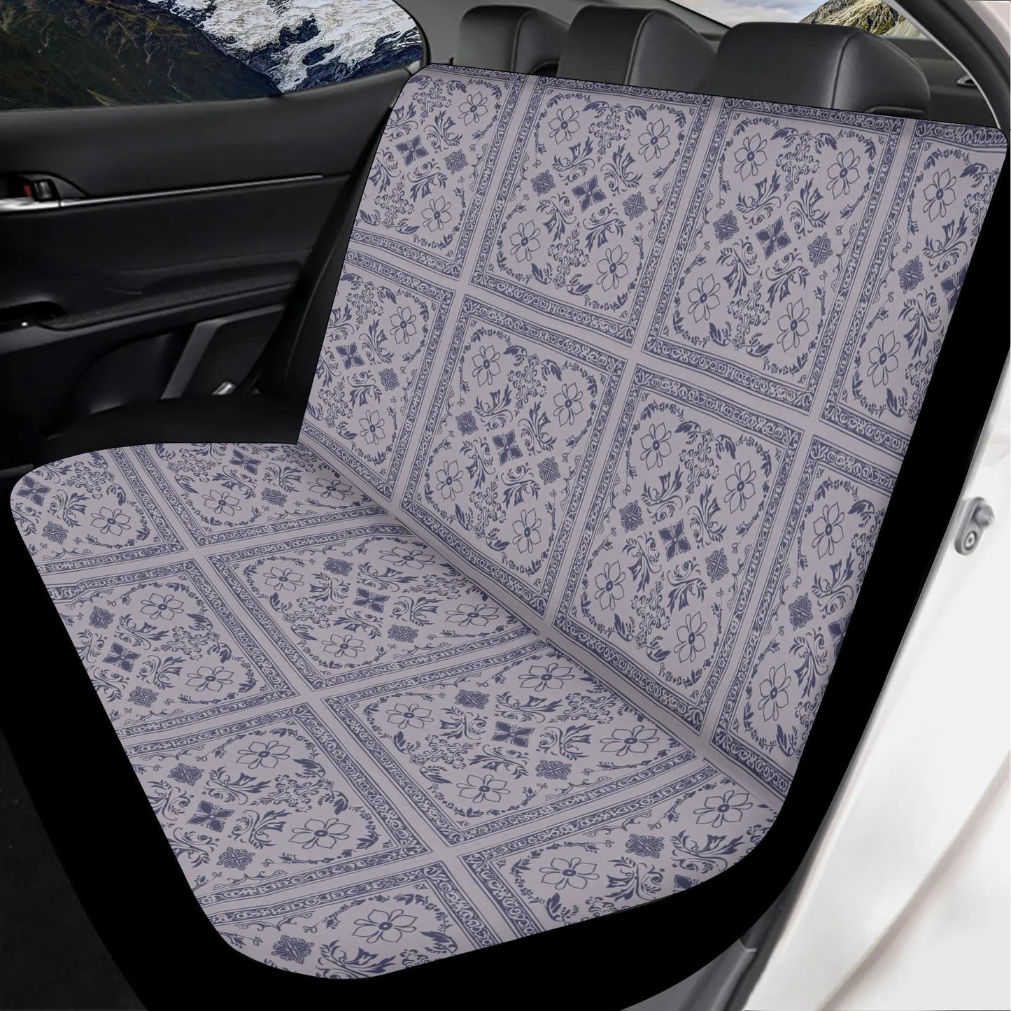 Purple Bandana Car Seat Cover Set (set of 4)