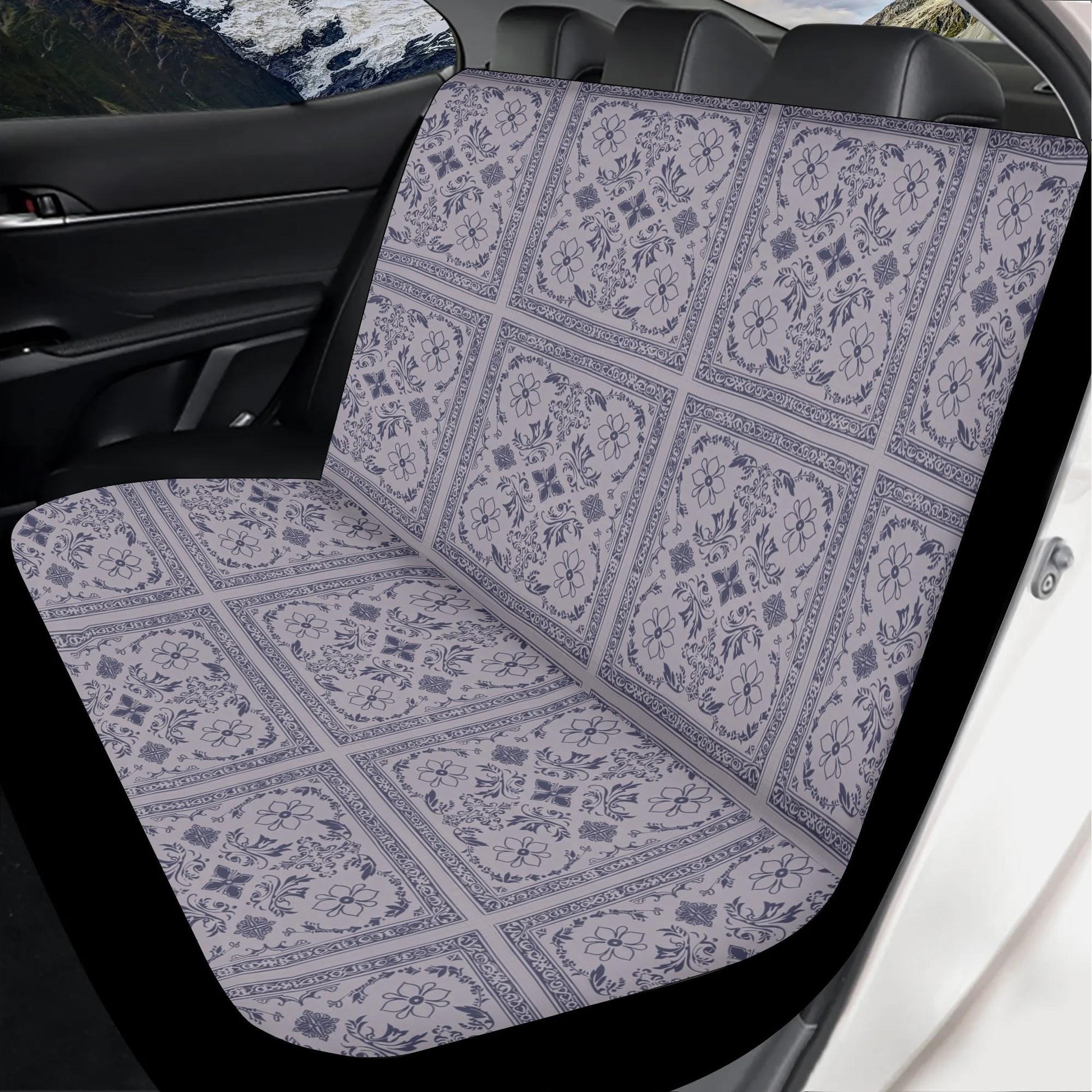 Purple Bandana Car Seat Cover Set (set of 4)