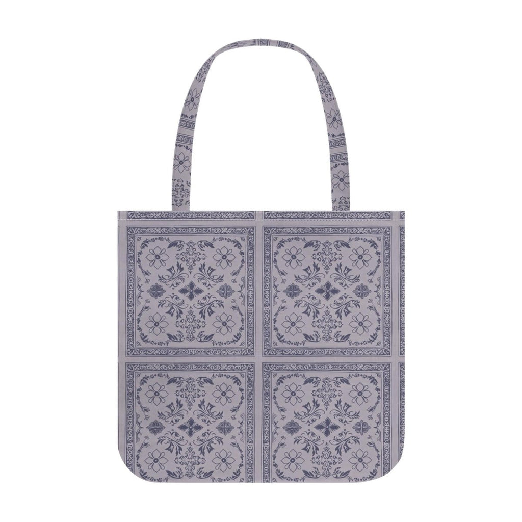 Purple Bandana Printed Tote Bag - Poly - Cotton - Hippie - Goth Bag