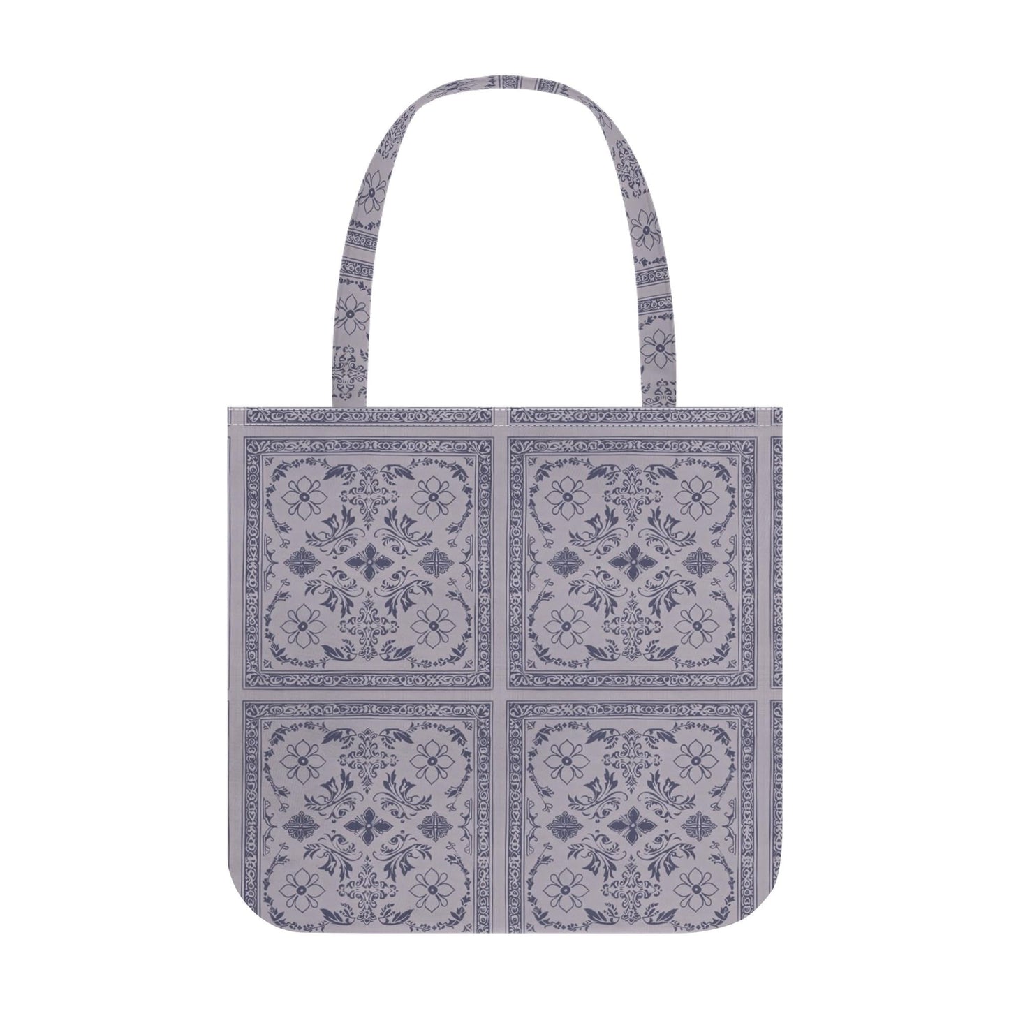 Purple Bandana Printed Tote Bag - Poly - Cotton - Hippie - Goth Bag