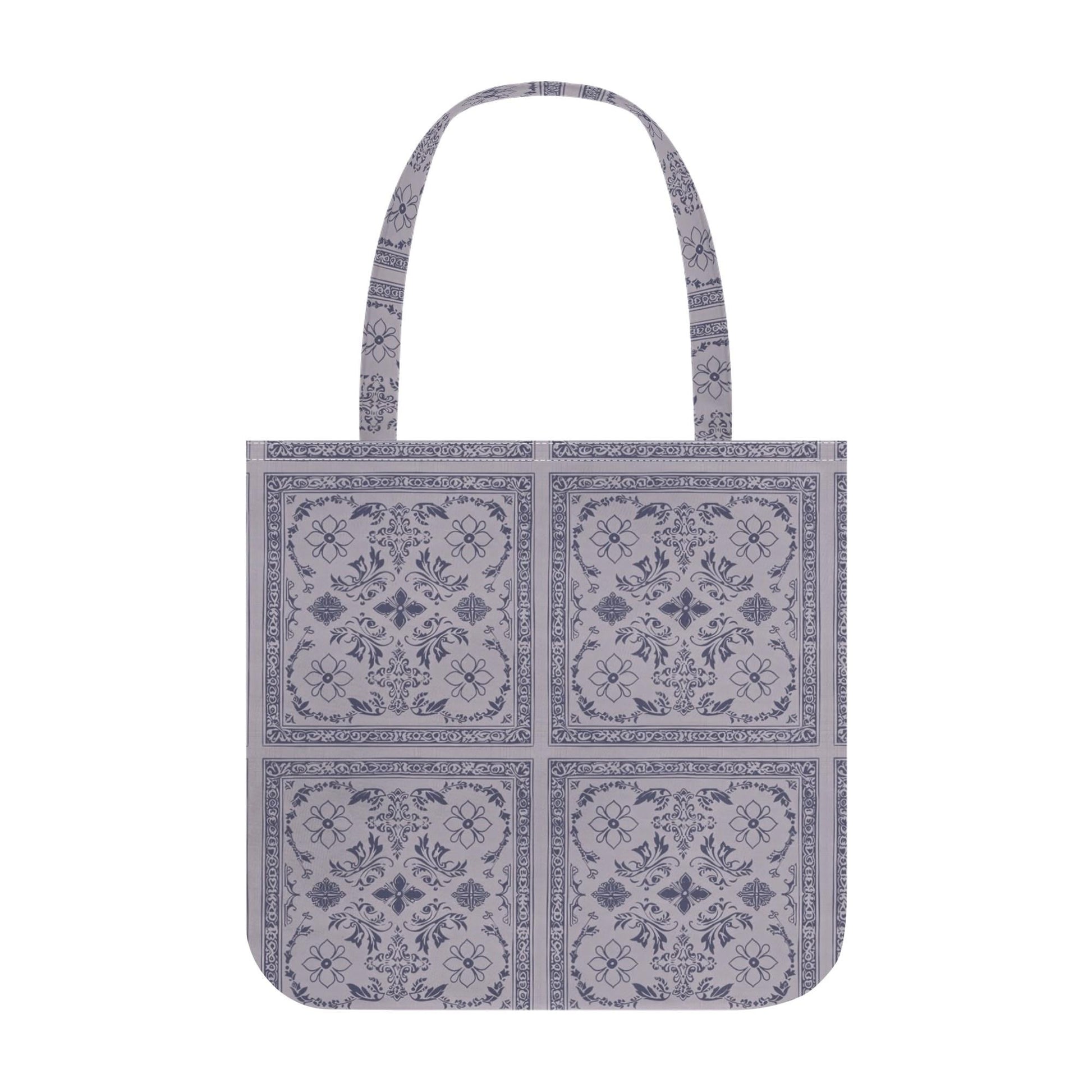 Purple Bandana Printed Tote Bag - Poly - Cotton - Hippie - Goth Bag