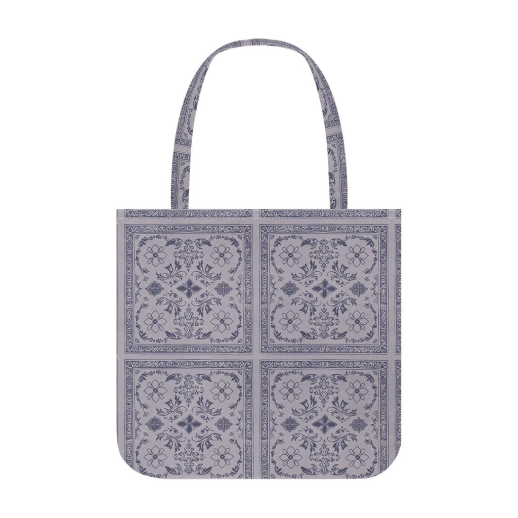 Purple Bandana Printed Tote Bag - Poly - Cotton - Hippie - Goth Bag