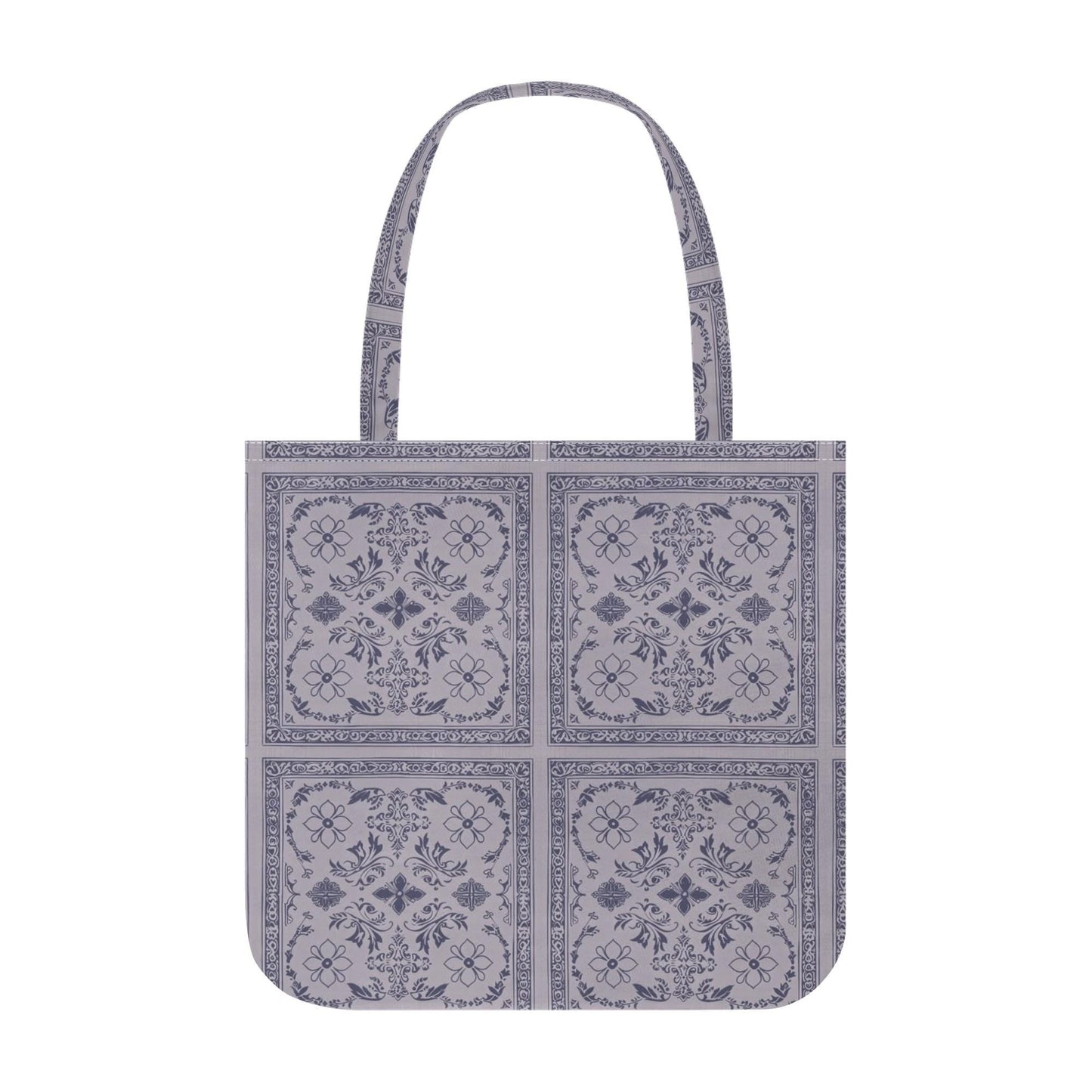 Purple Bandana Printed Tote Bag - Poly - Cotton - Hippie - Goth Bag