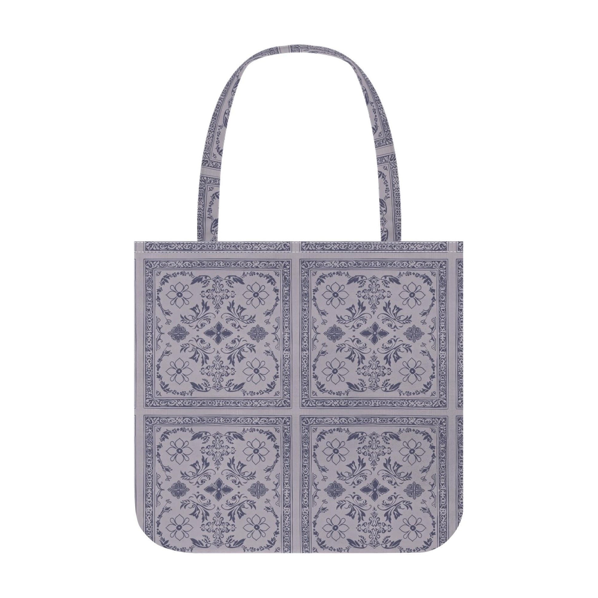 Purple Bandana Printed Tote Bag - Poly - Cotton - Hippie - Goth Bag