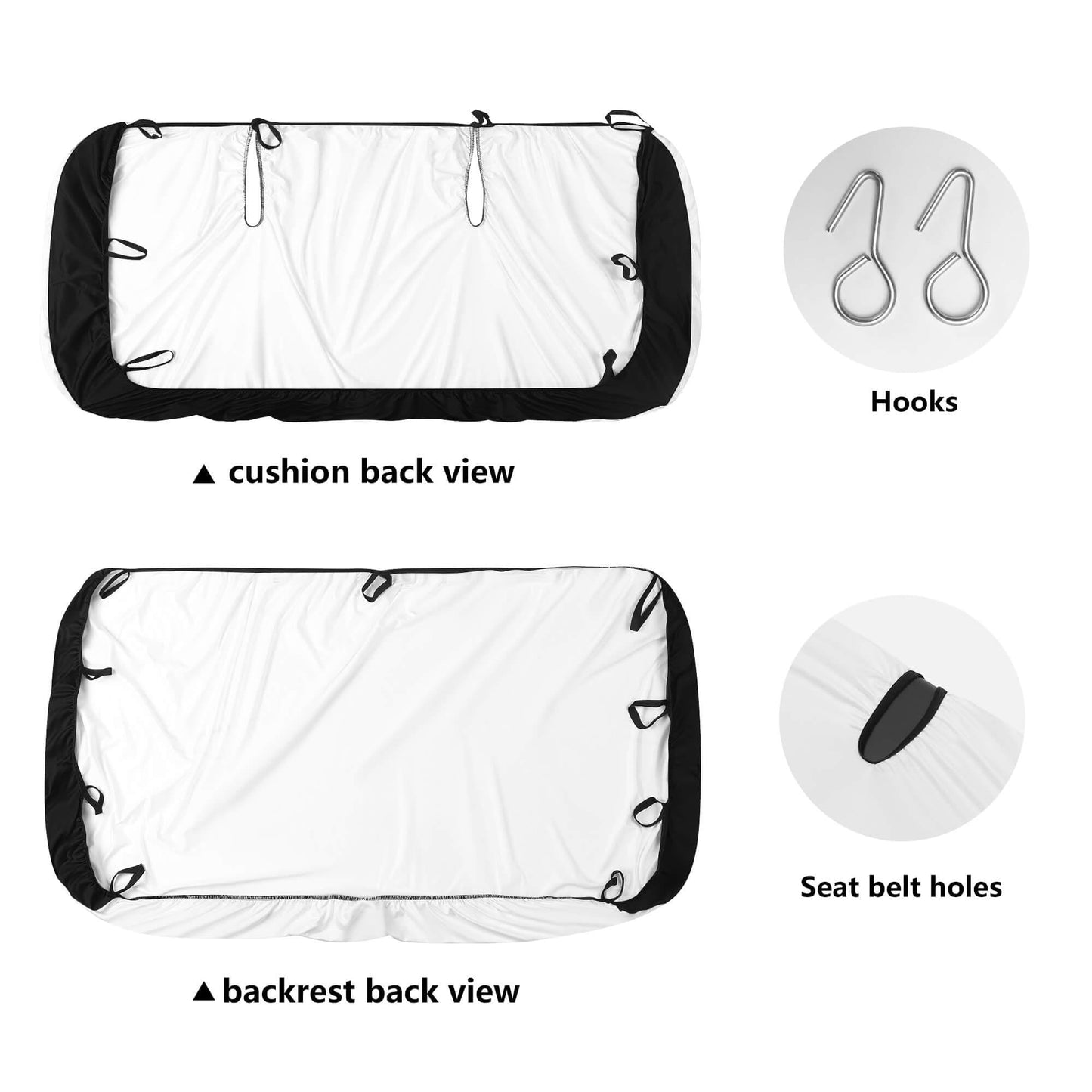 Patchwork Hippie Car Seat Cover Set - Bright Ditsy Florals