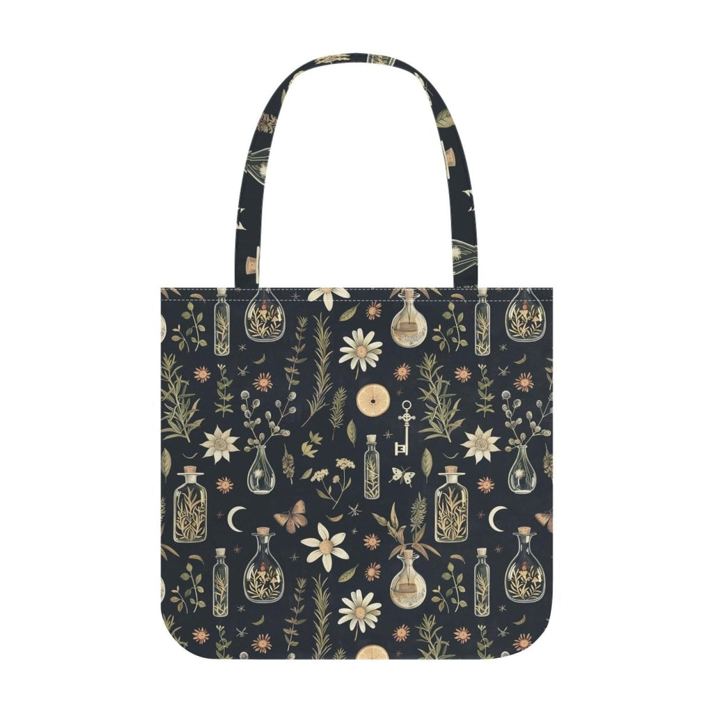 Vintage Apothecary Cloth Tote Bag - Witchy Printed Tote
