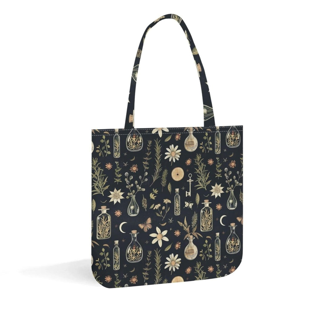 Vintage Apothecary Cloth Tote Bag - Witchy Printed Tote