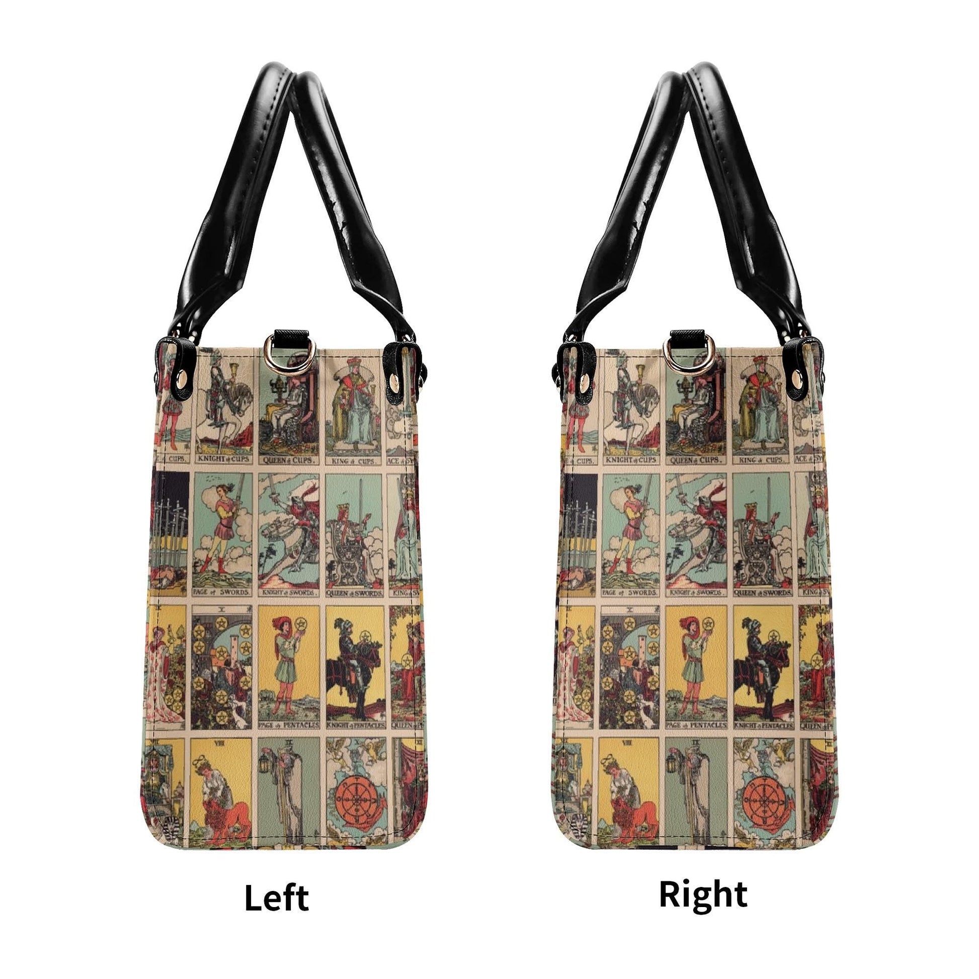 Rider Waite - Vintage Tarot Handbag - Faux Leather Bag