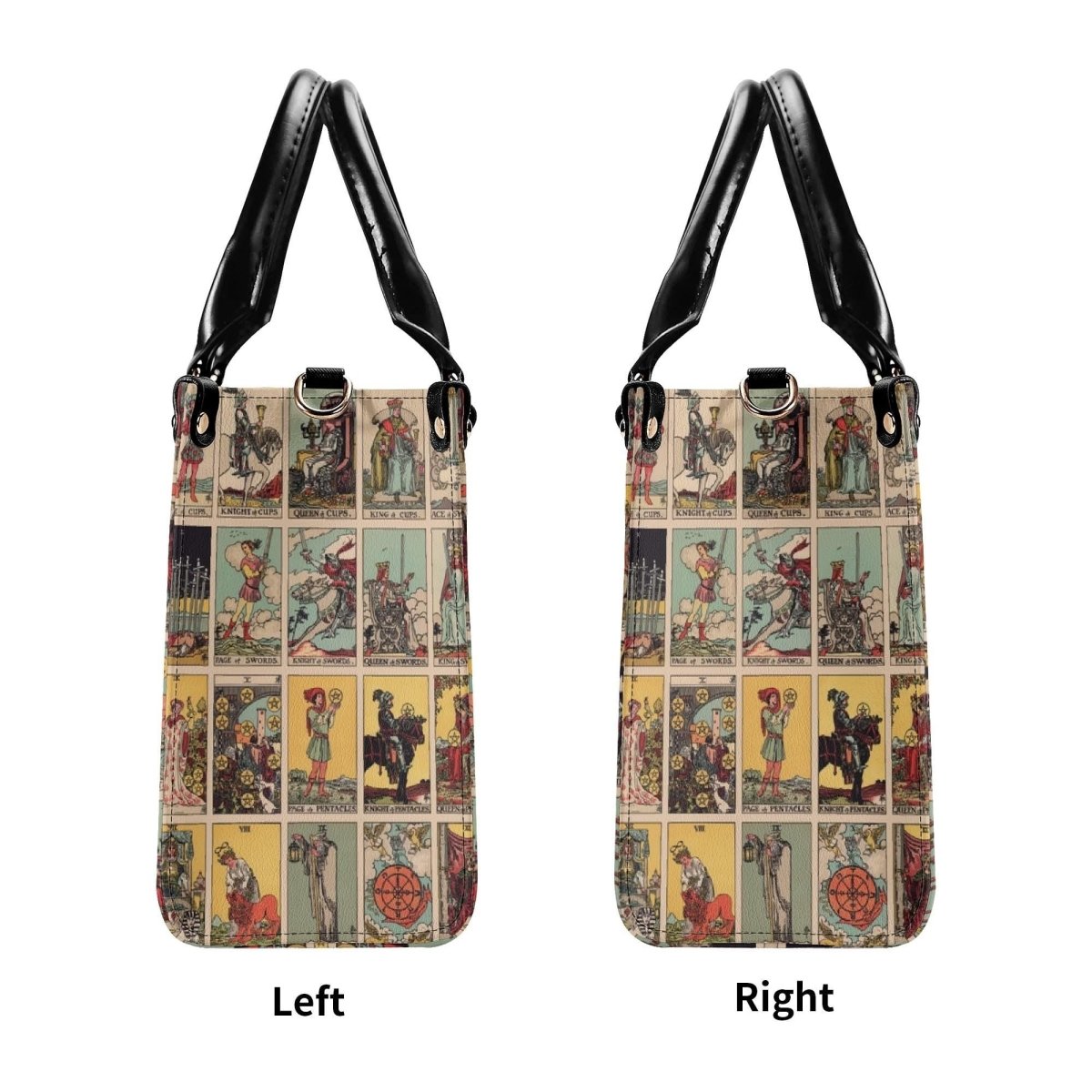 Rider Waite - Vintage Tarot Handbag - Faux Leather Bag