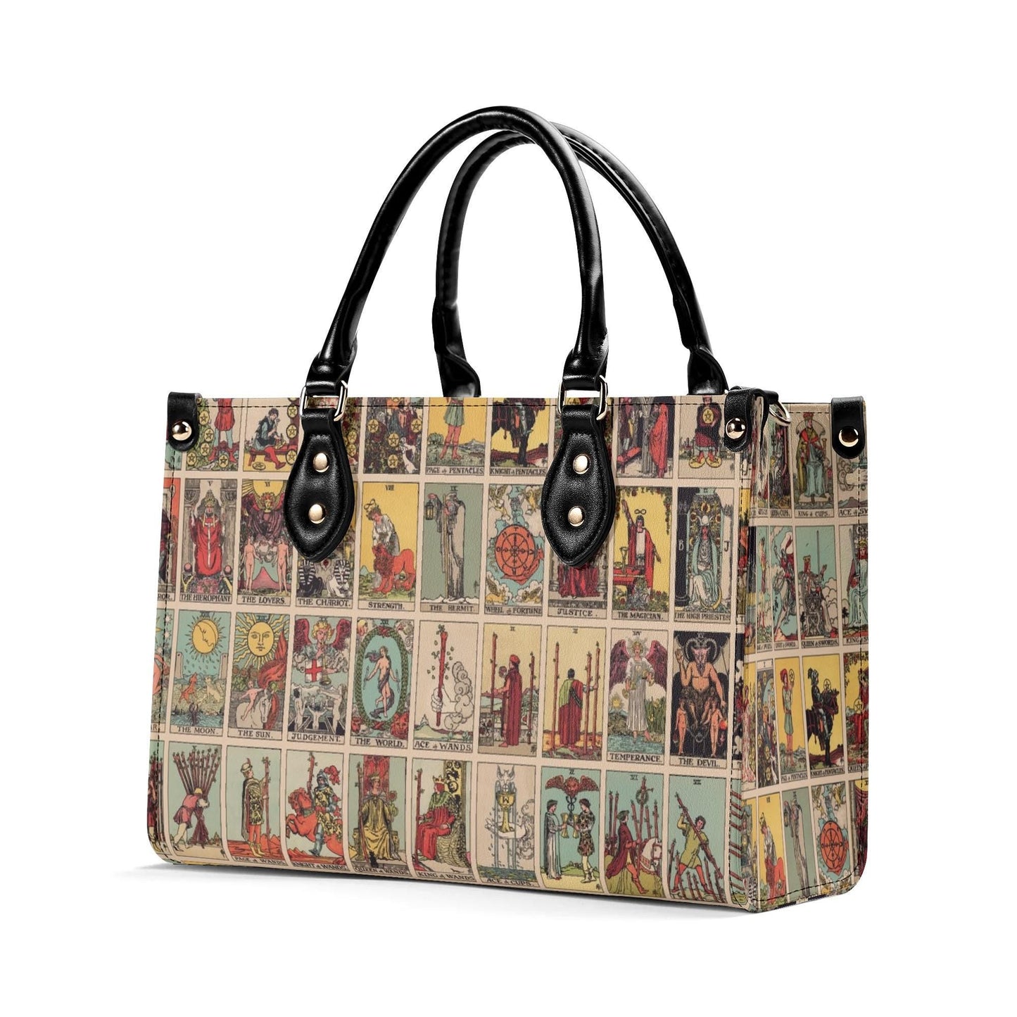 Rider Waite - Vintage Tarot Handbag - Faux Leather Bag