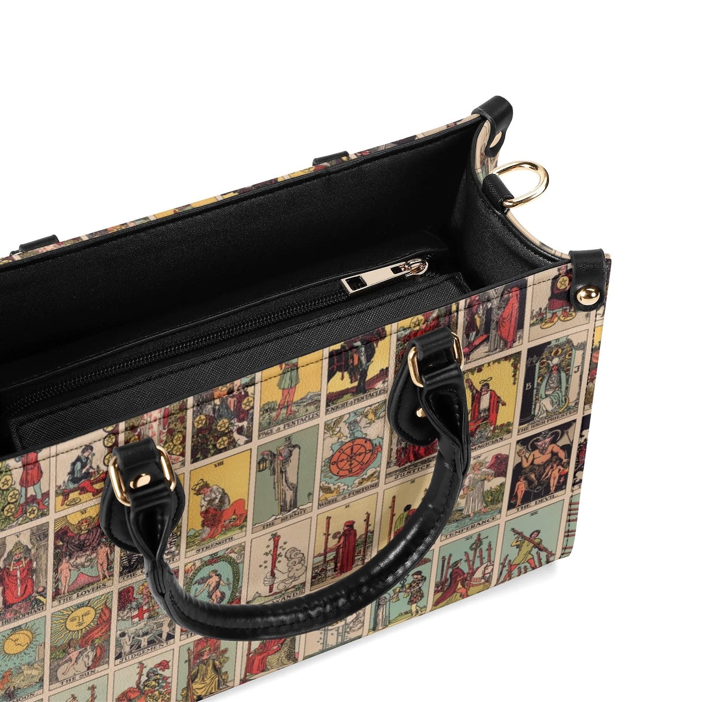Rider Waite - Vintage Tarot Handbag - Faux Leather Bag