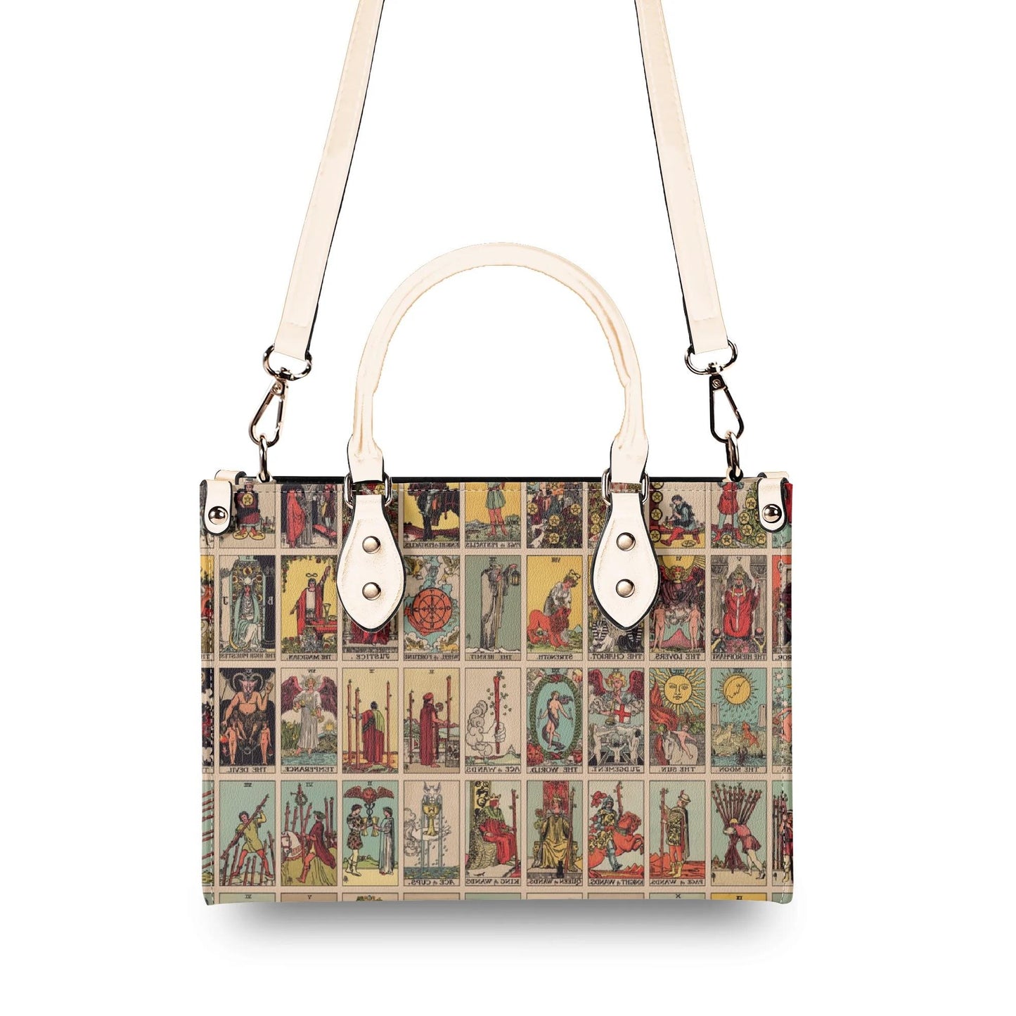 Rider Waite - Vintage Tarot Handbag - Faux Leather Bag