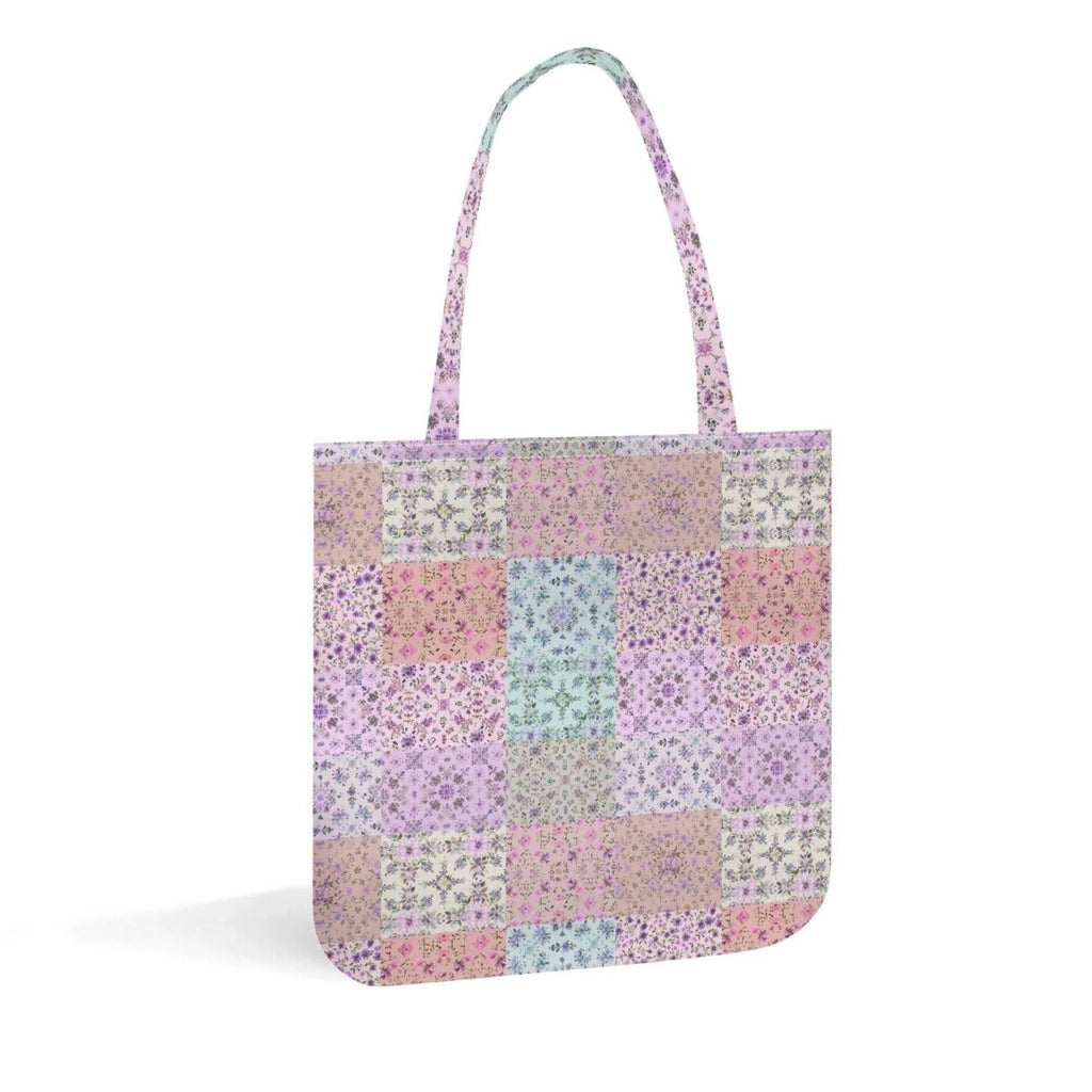 Pink Patchwork Tote - Floral Bag - Premium Cloth - Shabby Chic