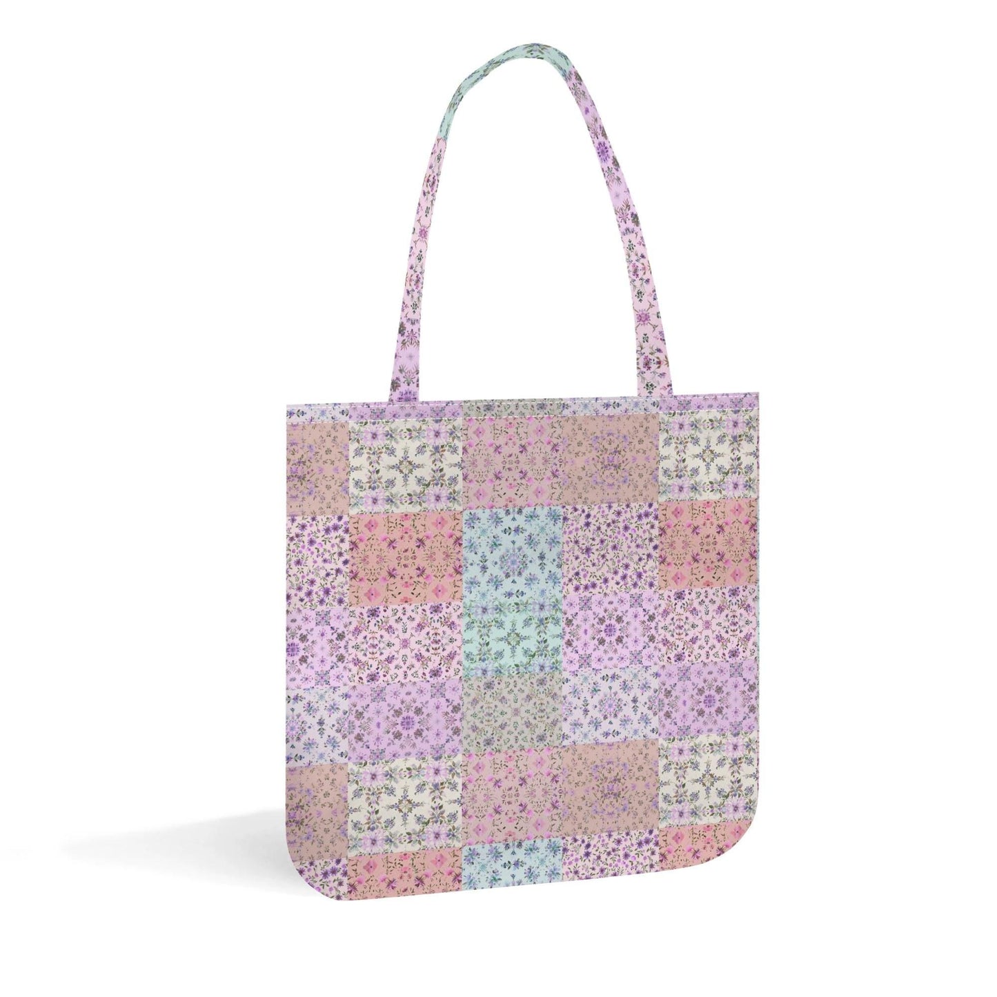 Pink Patchwork Tote - Floral Bag - Premium Cloth - Shabby Chic
