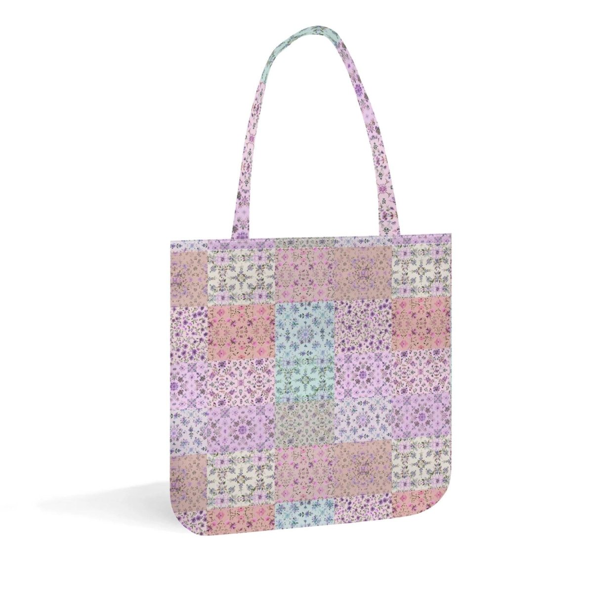 Pink Patchwork Tote - Floral Bag - Premium Cloth - Shabby Chic
