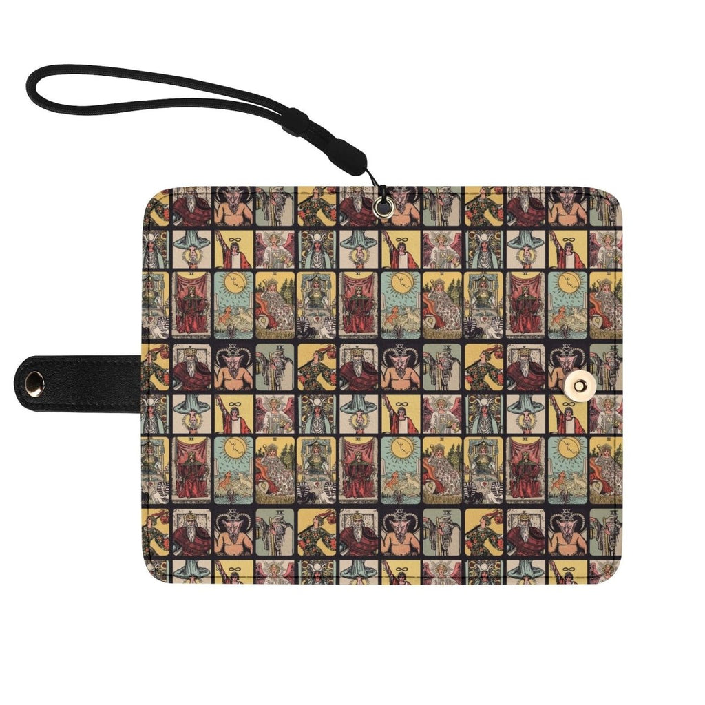 Tarot Cards Phone Case - Faux Leather Cover - Most Mobile Phones - Rider Waite