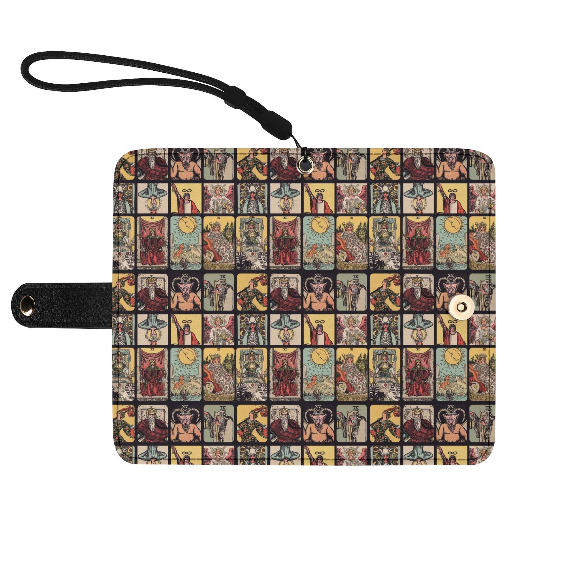 Tarot Cards Phone Case - Faux Leather Cover - Most Mobile Phones - Rider Waite