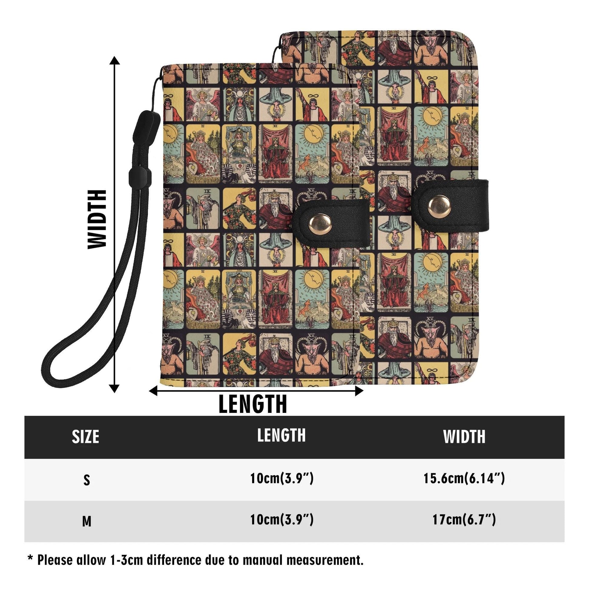 Tarot Cards Phone Case - Faux Leather Cover - Most Mobile Phones - Rider Waite