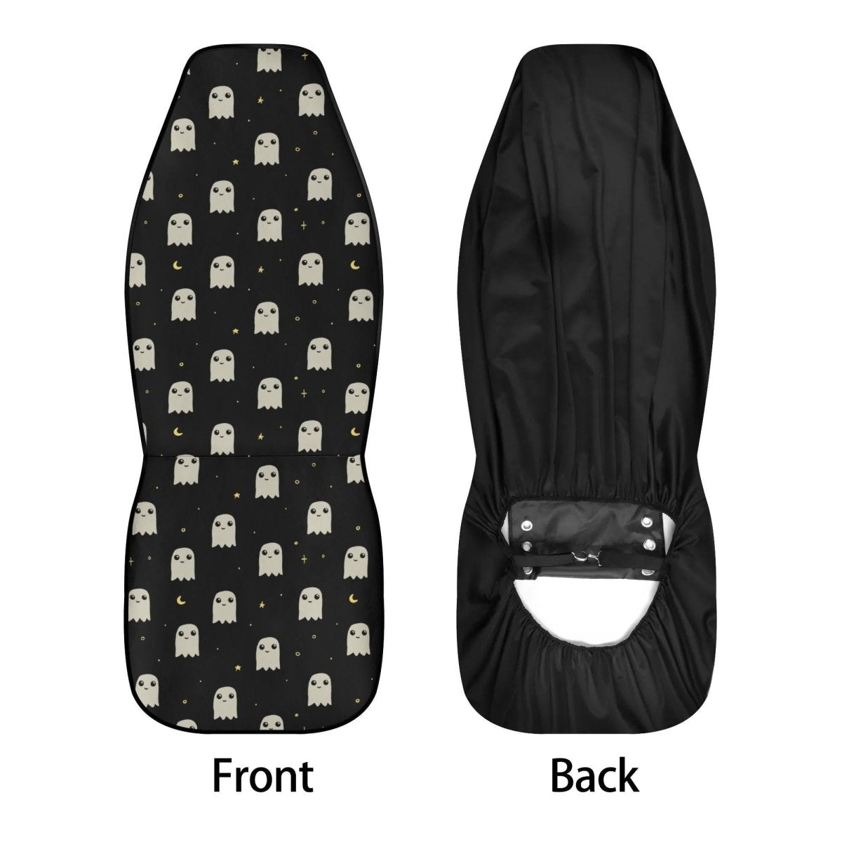 Ghosts Car Seat Cover Set - Small Ghost Pattern - Halloween Car Decor