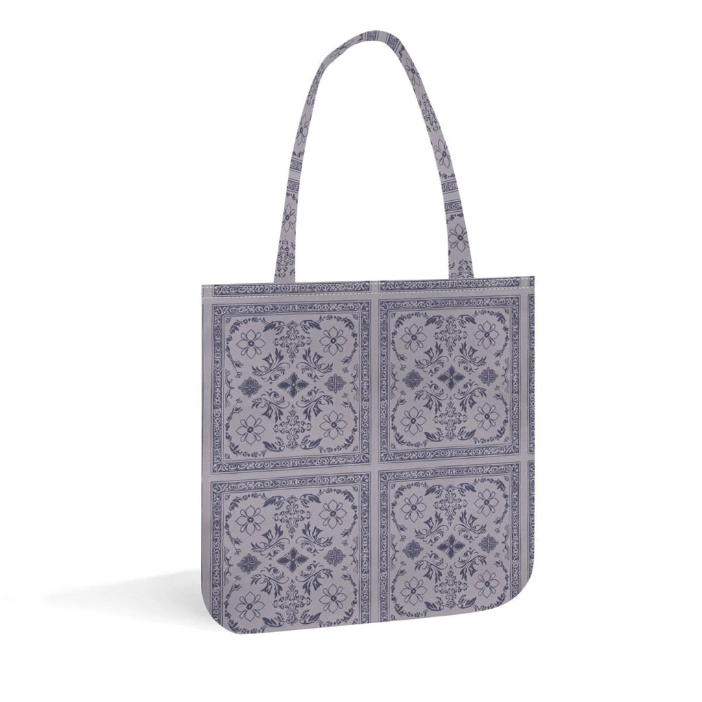 Purple Bandana Printed Tote Bag - Poly - Cotton - Hippie - Goth Bag
