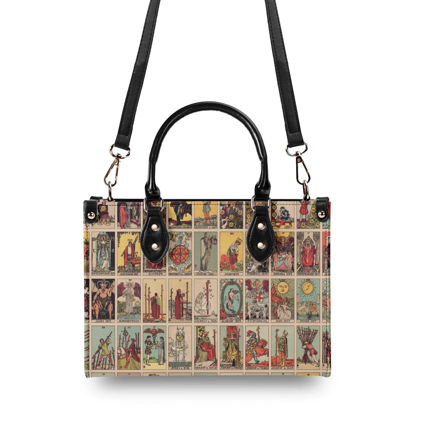 Rider Waite - Vintage Tarot Handbag - Faux Leather Bag